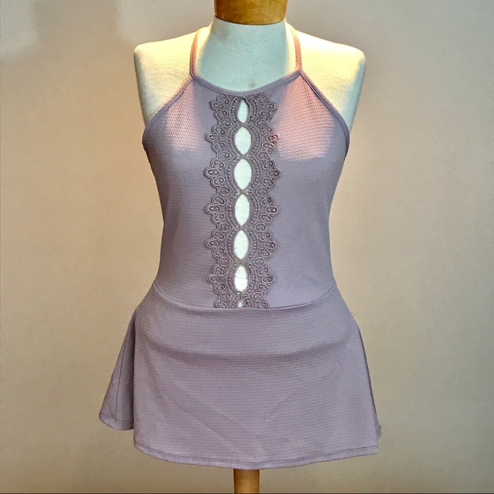 Streetwear Society lilac open front top.  xlarge